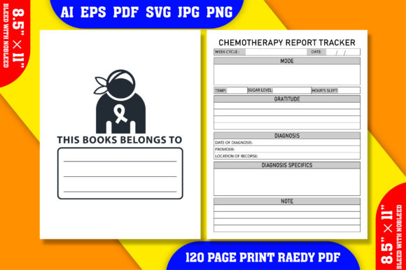 Chemotherapy Report Tracker Graphics for Kdp Interiors