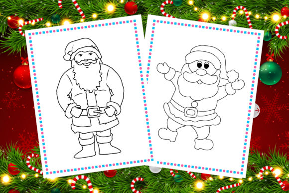 Christmas Coloring Book for Kids: Graphics for KDP Interiors
