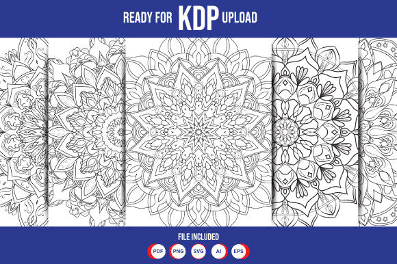 Coloring Book Kids Kdp Interior: Graphics for Kdp Interiors