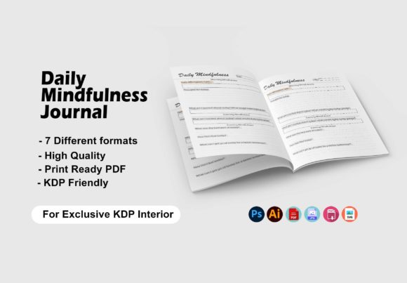 Daily Mindfulness Journal Best for KDP