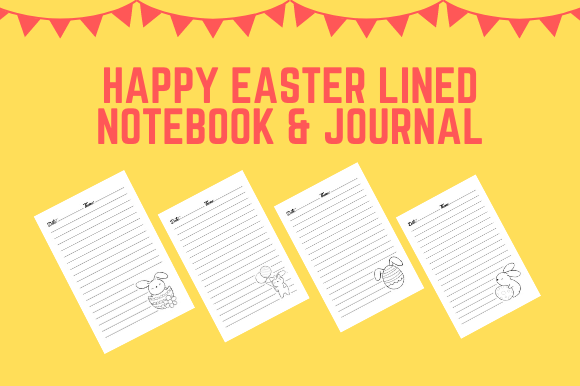 Easter Lined Journal Notebook