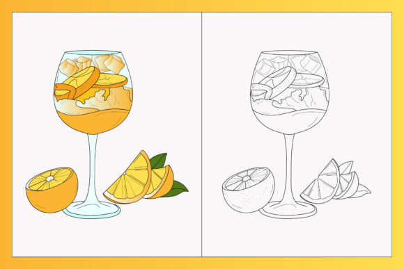 Food Coloring Page for Kids: Graphics & Coloring Pages