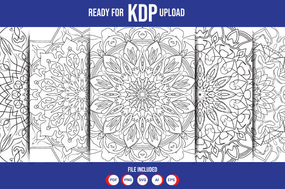 Kids Coloring Book Kdp Interior Graphics