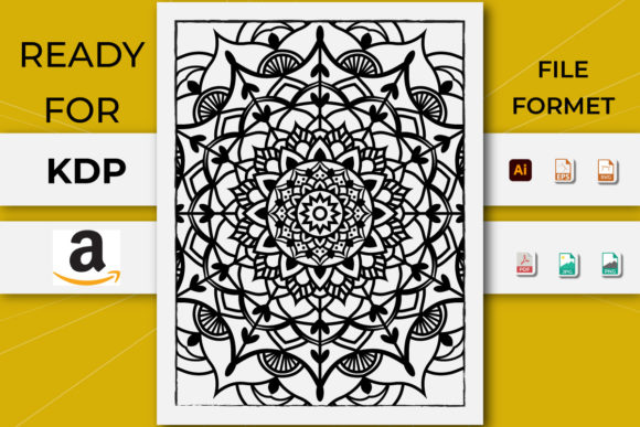 Mandala Coloring Page for Kids Adults